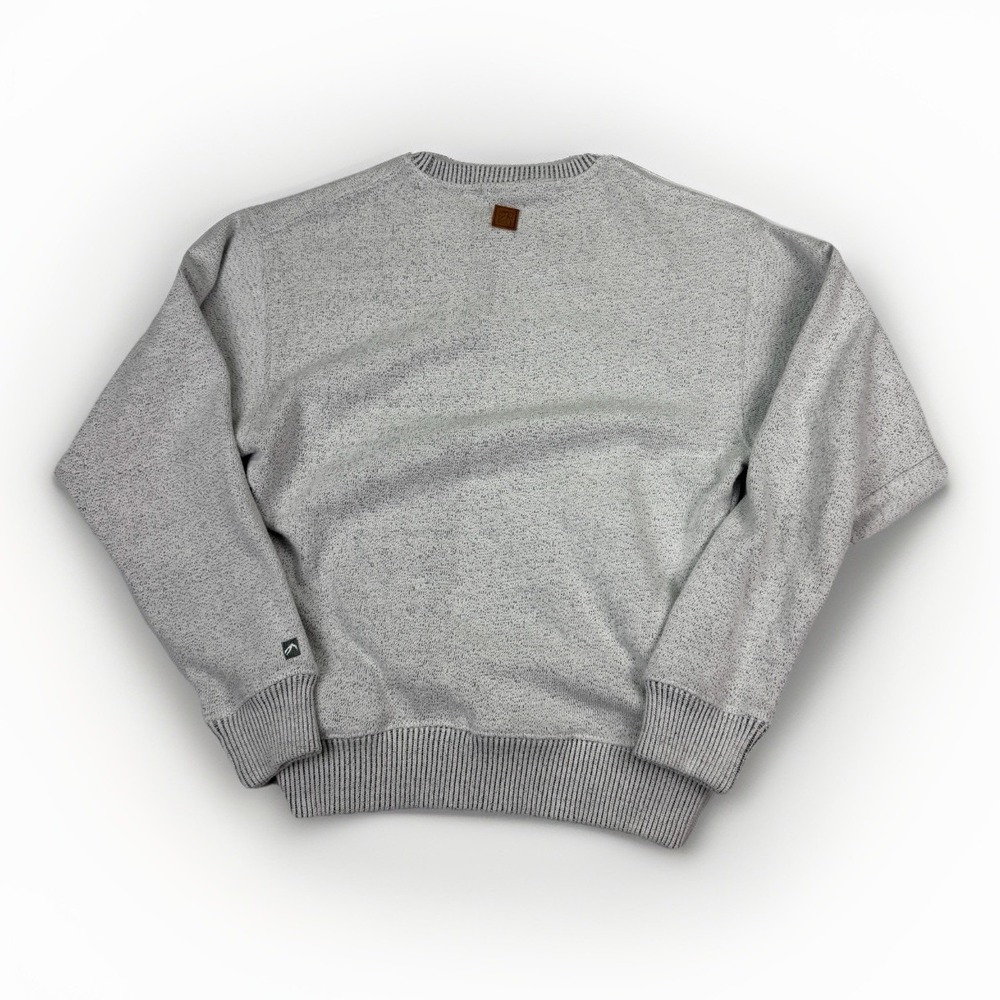 Jackson Hole WY Graphic Crewneck Sweatshirt Gray Marled Knit Retro Souvenir Sz S - Picture 3 of 10